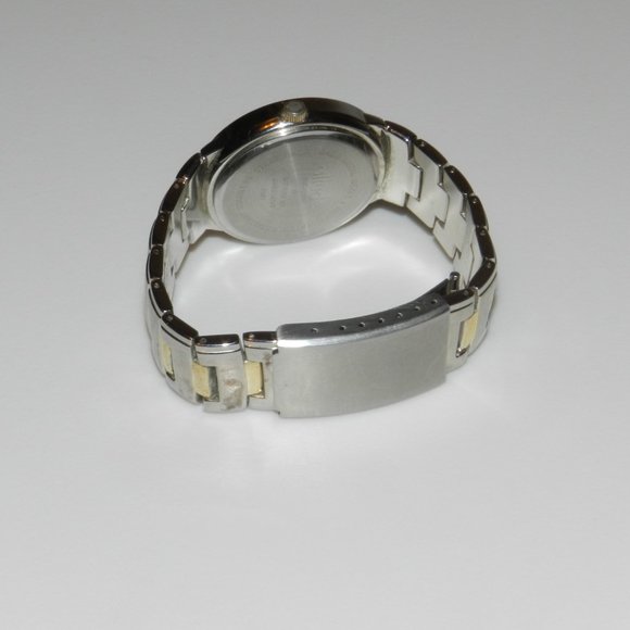 Vintage Allude Men's Black Dial Real Diamond Quartz Watch Date New Battery - Picture 5 of 12